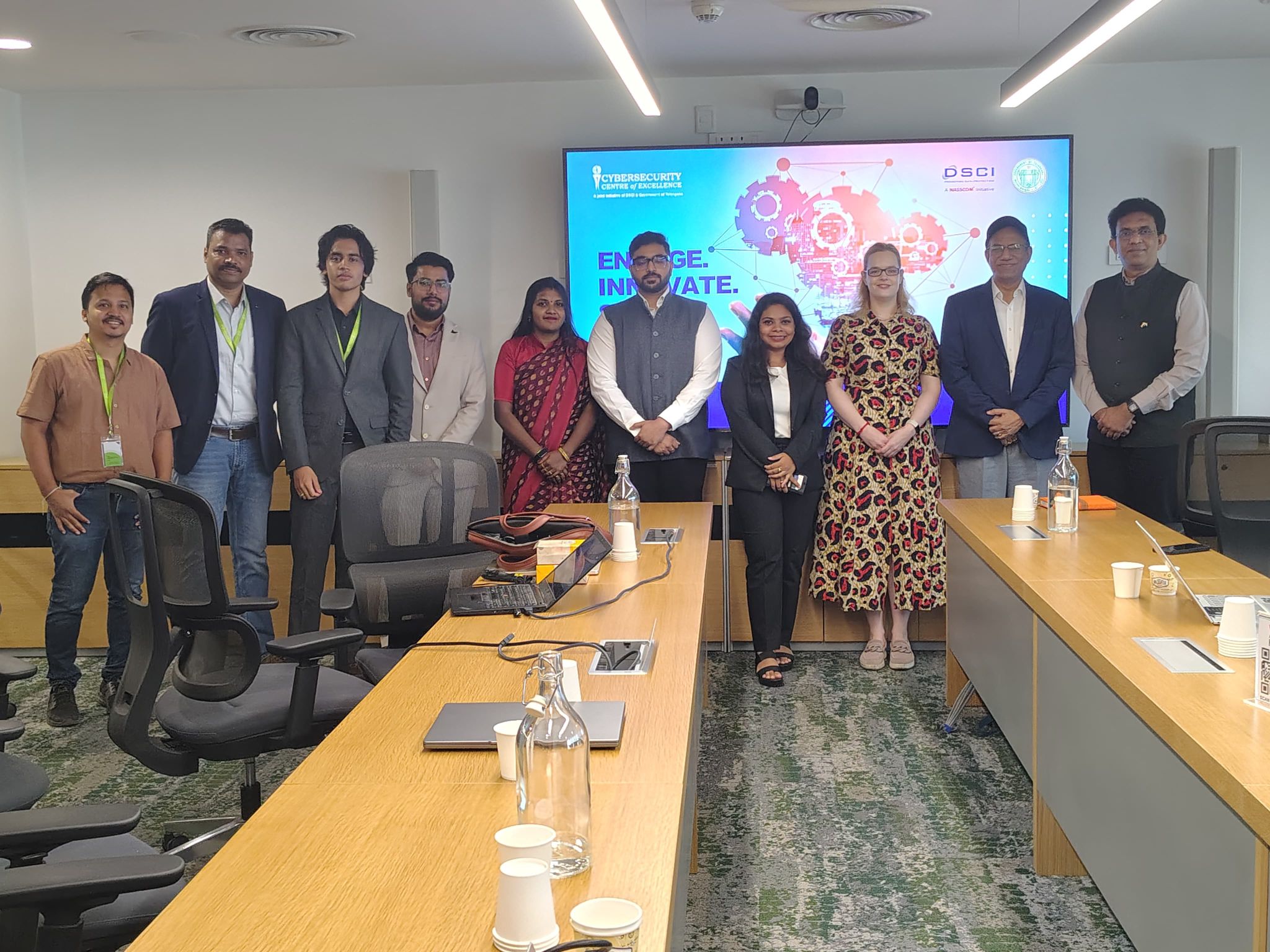 QUPASS team at the Cybersecurity Centre of Excellence, a DSCI and Government of Telangana initiative